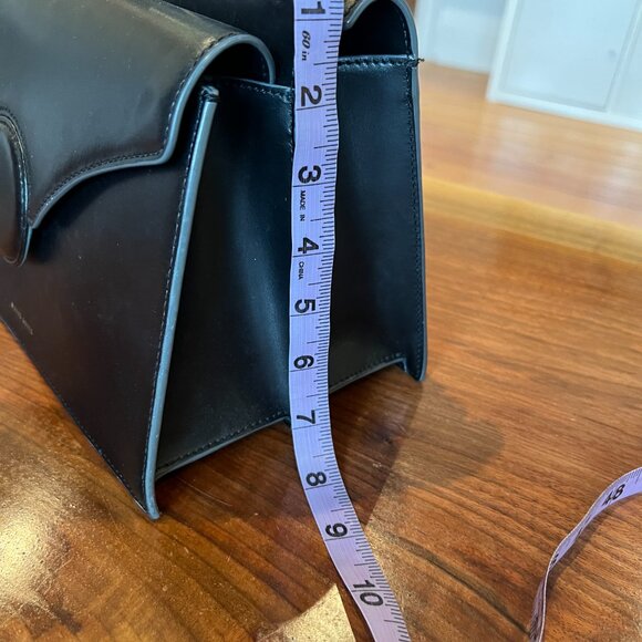 "Phoebe" by Danse Lente Black Leather Crossbody Bag - Picture 10 of 10